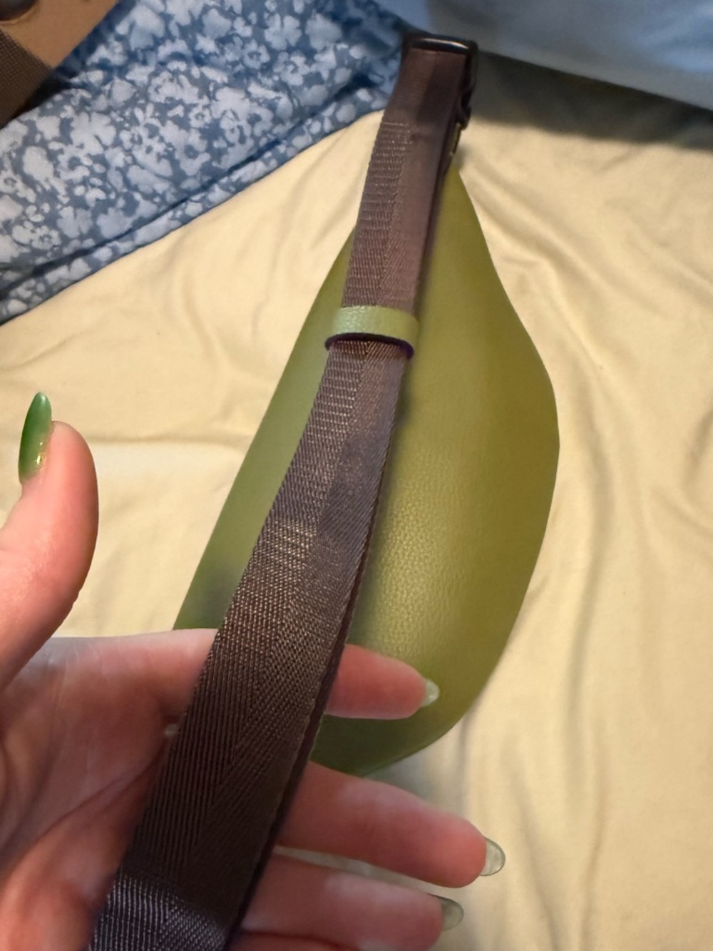 Coach Leatherware Olive Green Pebbled Leather Belt Bag - Picture 4 of 6